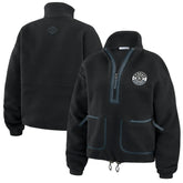 NHL Vegas Golden Knights WEAR by Erin Andrews Women's Polar Fleece Half-Zip Jacket