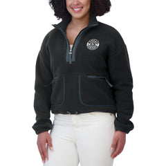 NHL Vegas Golden Knights WEAR by Erin Andrews Women's Polar Fleece Half-Zip Jacket