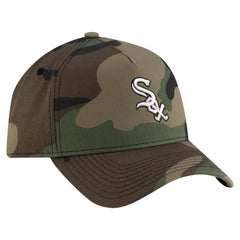 Camo Chicago White Sox New Era Woodland Team Pop 9FORTY A-Frame Adjustable Hat
