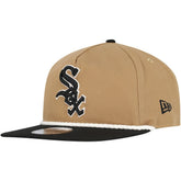 Khaki/Black Chicago White Sox New Era Golfer Snapback Hat