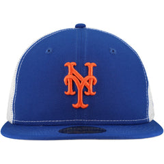 Royal New York Mets New Era Team Color 59FIFTY Trucker Fitted Hat