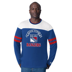 NHL New York Rangers Starter Blitz Durene Long Sleeve T-Shirt
