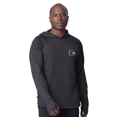 NHL Philadelphia Flyers MSX by Michael Strahan Fast Track Raglan Long Sleeve Hoodie T-Shirt