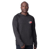 NHL Carolina Hurricanes MSX by Michael Strahan Fast Track Raglan Long Sleeve Hoodie T-Shirt