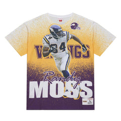 Randy Moss Burst Retired Player T-Shirt - Minnesota Vikings T-shirts