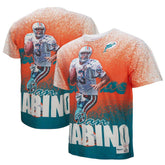 Dan Marino Burst Retired Player T-Shirt - Miami Dolphins T-shirts