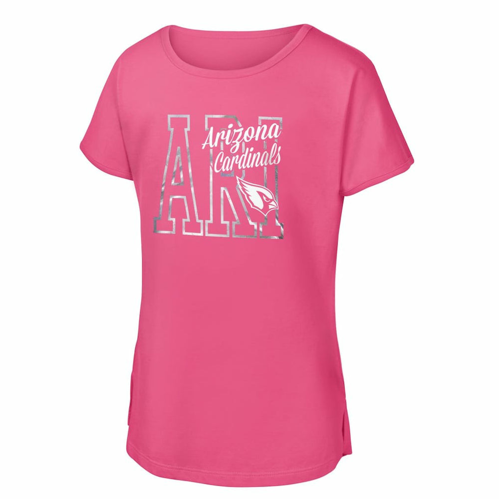 Girls Youth Signal Caller Dolman T-Shirt - Arizona Cardinals T-shirts