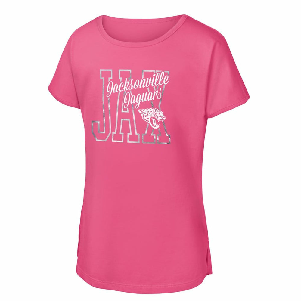 Girls Youth Signal Caller Dolman T-Shirt - Jacksonville Jaguars T-shirts