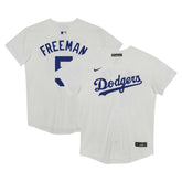 White Freddie Freeman Los Angeles Dodgers Nike Preschool Home Game Jersey