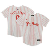 White Nick Castellanos Philadelphia Phillies Nike Preschool Home Game Jersey