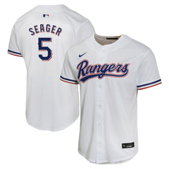 White Corey Seager Texas Rangers Nike Youth Home Game Player Jersey