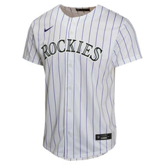 White Charlie Blackmon Colorado Rockies Nike Youth Home Game Player Jersey