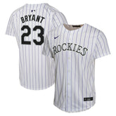 White Kris Bryant Colorado Rockies Nike Youth Home Game Player Jersey