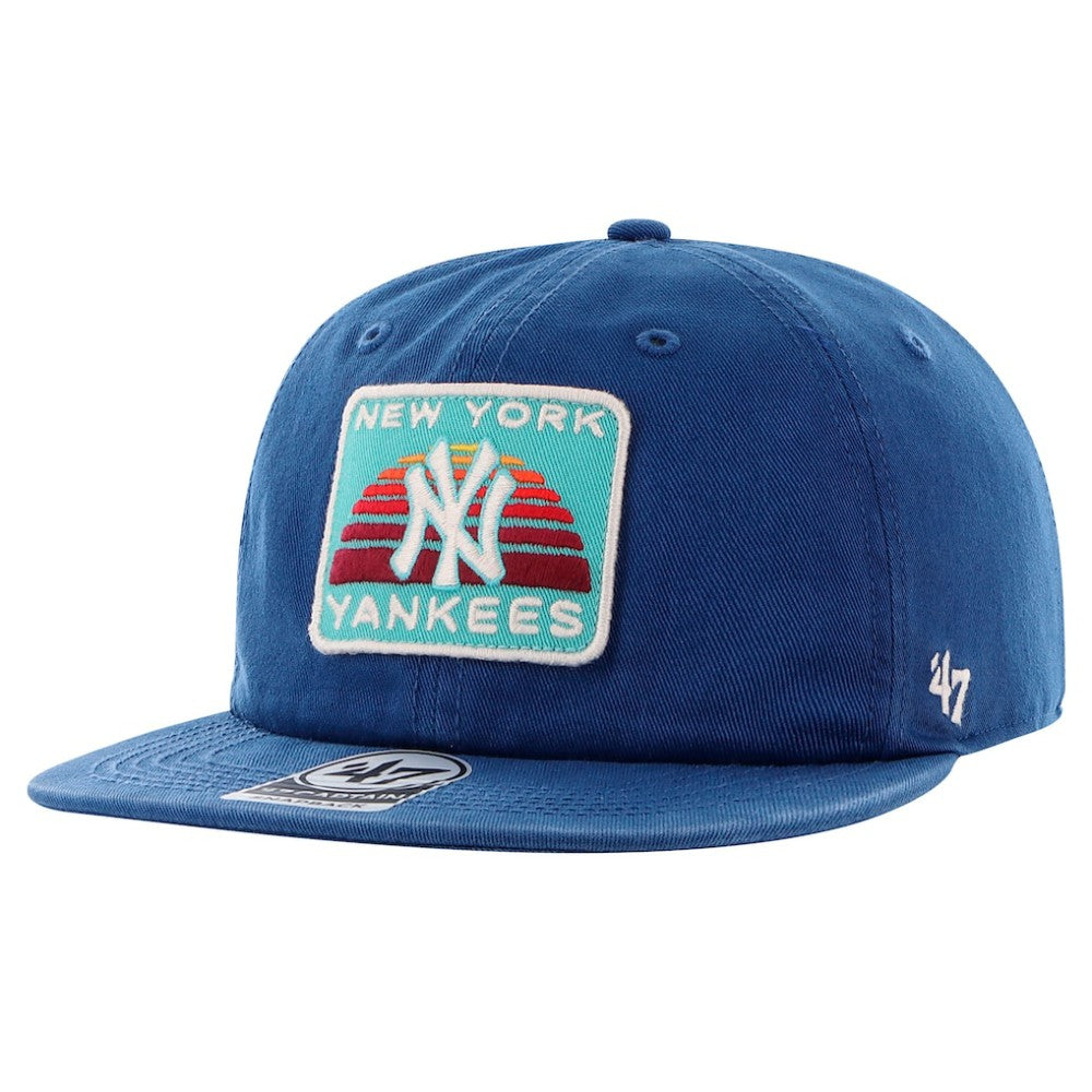 Navy New York Yankees '47 Cypress Captain Snapback Hat