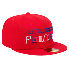 Red Philadelphia Phillies New Era Ransom 59FIFTY Fitted Hat