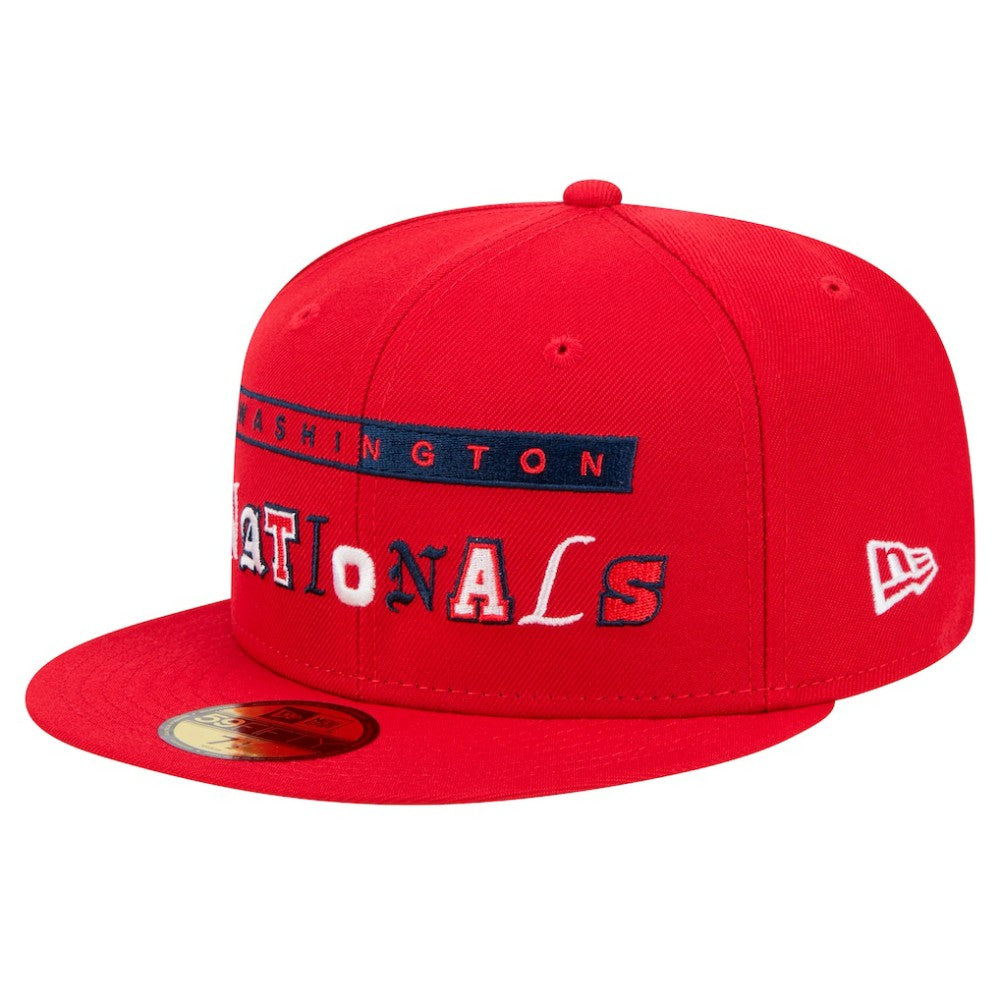 Red Washington Nationals New Era Ransom 59FIFTY Fitted Hat