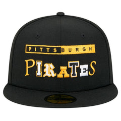 Black Pittsburgh Pirates New Era Ransom 59FIFTY Fitted Hat