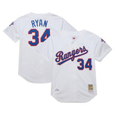 White Nolan Ryan Texas Rangers Mitchell & Ness 1993 Cooperstown Collection Authentic Jersey