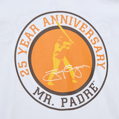 White San Diego Padres Mitchell & Ness Cooperstown Collection Player Legends Ringer T-Shirt