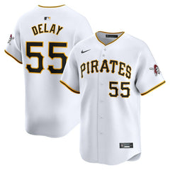 Jason Delay Pittsburgh Pirates Nike Home Limited Player Jersey – White