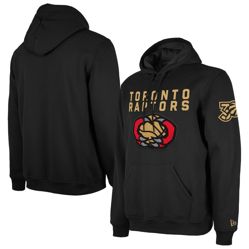 New Era Toronto Raptors 2024/25 City Edition Chenille Heavyweight Pullover Hoodie