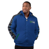 Starter Thursday Night Gridiron Full-Zip Hoodie Jacket - Seattle Seahawks Hoodies