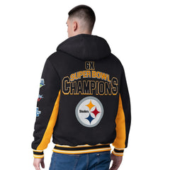 G-III Extreme No Huddle Commemorative Full-Zip Hoodie Jacket - Pittsburgh Steelers Hoodies