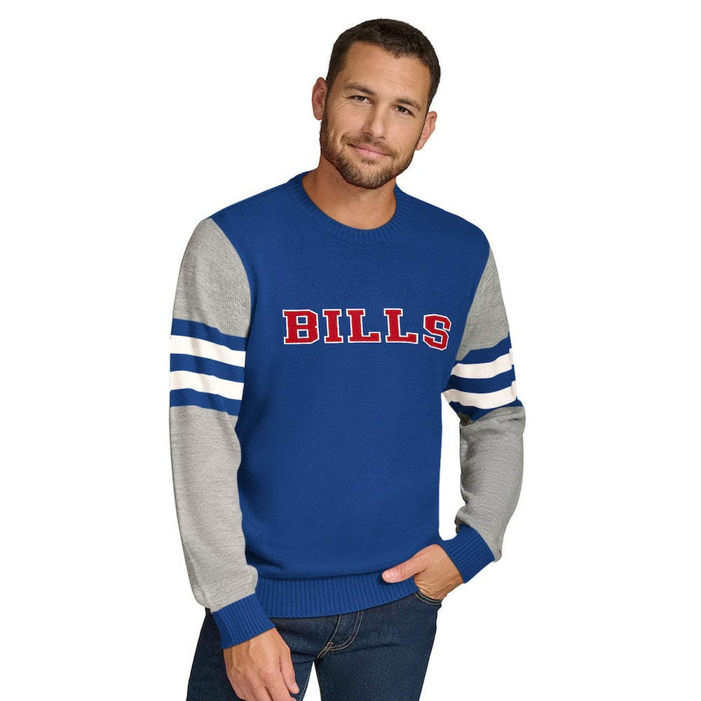 Tommy Hilfiger Acrylic Crewneck Pullover Sweater - Buffalo Bills Pullover