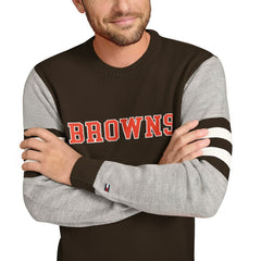 Tommy Hilfiger Acrylic Crewneck Pullover Sweater - Cleveland Browns Pullover