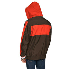 Tommy Hilfiger Gael Lightweight Half-Zip Pullover Hoodie Jacket - Cleveland Browns Hoodies