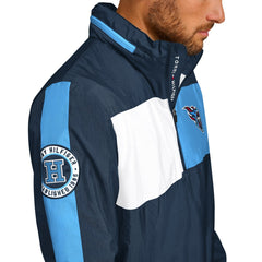 Tommy Hilfiger Gael Lightweight Half-Zip Hoodie Jacket - Tennessee Titans Hoodies