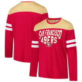 G-III Sports by Carl Banks Adaptive Hail Mary Long Sleeve T-Shirt - San Francisco 49ers T-shirts