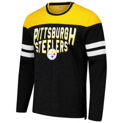 G-III Sports by Carl Banks Adaptive Hail Mary Long Sleeve T-Shirt - Pittsburgh Steelers T-shirts