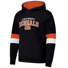 G-III Sports by Carl Banks Adaptive Faceoff Pullover Hoodie - Cincinnati Bengals Hoodies
