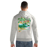 Margaritaville Time Flies Garment Dyed Pullover Hoodie - San Francisco 49ers Hoodies