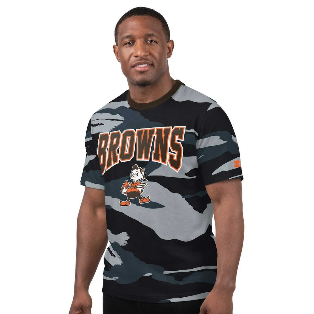 Starter Thursday Night Gridiron Classics Vintage Logo T-Shirt - Cleveland Browns T-shirts