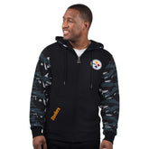 Starter Thursday Night Gridiron Full-Zip Hoodie - Pittsburgh Steelers Hoodies