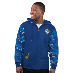 Starter Thursday Night Gridiron Full-Zip Hoodie - Los Angeles Rams Hoodies
