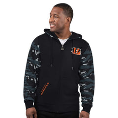 Starter Thursday Night Gridiron Full-Zip Hoodie - Cincinnati Bengals Hoodies