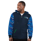 Starter Thursday Night Gridiron Vintage Logo Full-Zip Hoodie - Seattle Seahawks Hoodies