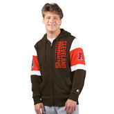 Starter Extreme Full-Zip Hoodie - Cleveland Browns Hoodies