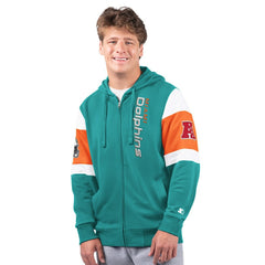 Starter Extreme Full-Zip Hoodie - Miami Dolphins Hoodies