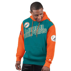 Starter Extreme Vintage Logo Pullover Hoodie - Miami Dolphins Hoodies
