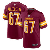 Nick Allegretti Game Jersey - Washington Commanders Jerseys
