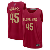Fanatics Donovan Mitchell Cleveland Cavaliers Fast Break Replica Player Jersey sale