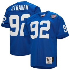 Michael Strahan 1994 Authentic Throwback Retired Player Jersey - New York Giants Jerseys