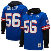 Lawrence Taylor Player Name & Number Hoodie Legacy Jersey - New York Giants Hoodies,Jerseys