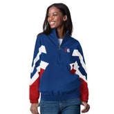 Philadelphia 76ers Starter Women's Renegade Oxford Half-Zip Jacket
