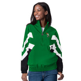 Boston Celtics Starter Women's Renegade Oxford Half-Zip Jacket