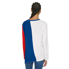 Philadelphia 76ers Tommy Jeans Women's Amelia Color Blocked Long Sleeve T-Shirt